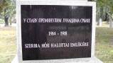 Szerb hősi emlékmű emléktáblája